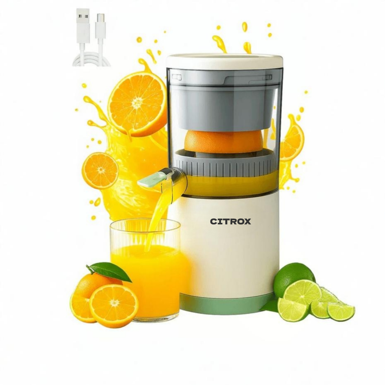 CITROX™ – Smart, One-Touch Electric Citrus Juicer