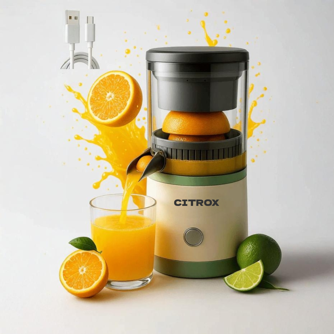 CITROX™ – Smart, One-Touch Electric Citrus Juicer