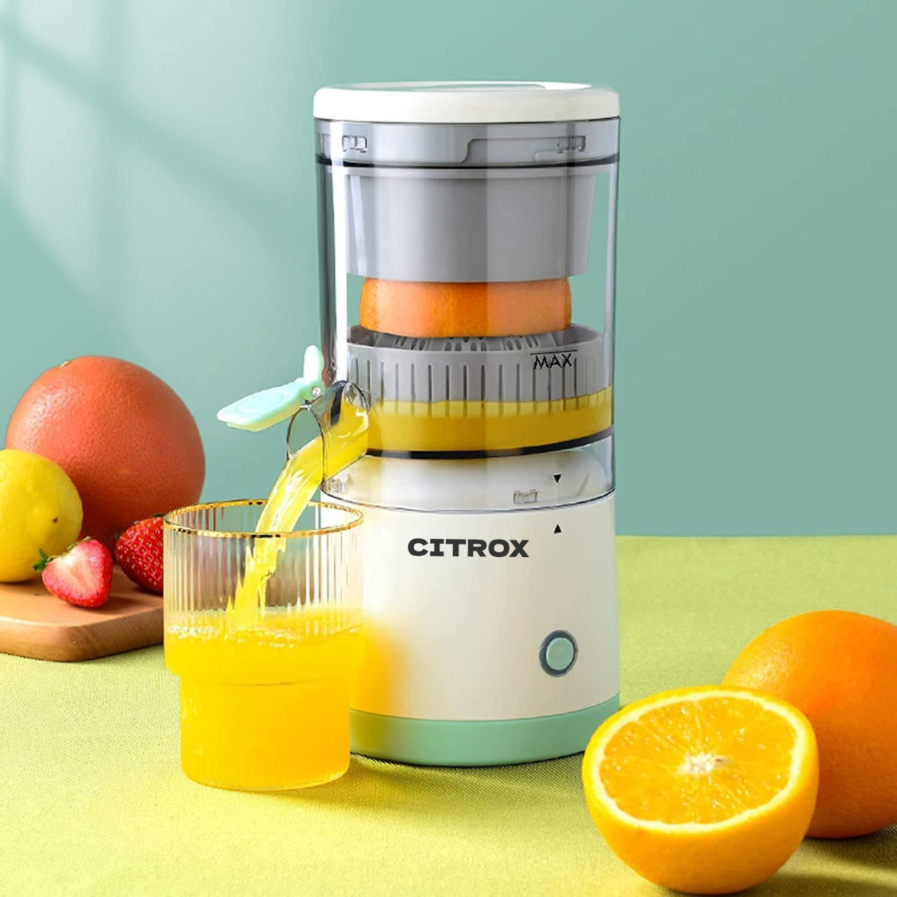CITROX™ – Smart, One-Touch Electric Citrus Juicer